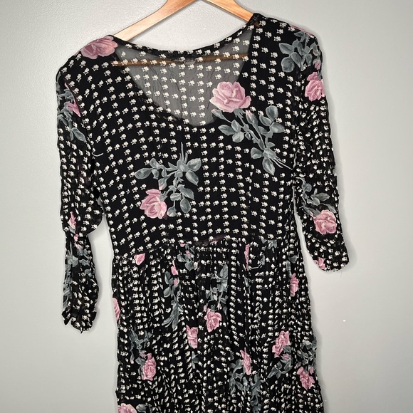 Star of India x Vintage Viscose Floral Button Dress - Picture 7 of 9